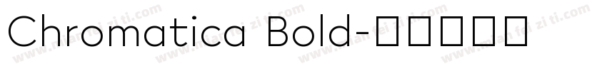 Chromatica Bold字体转换